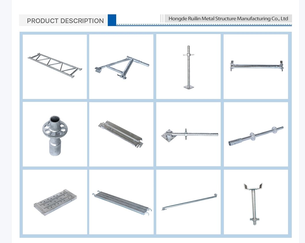 Wholesale Steel Layher All Round Ringlock System Scaffolding for Building Construction Materials