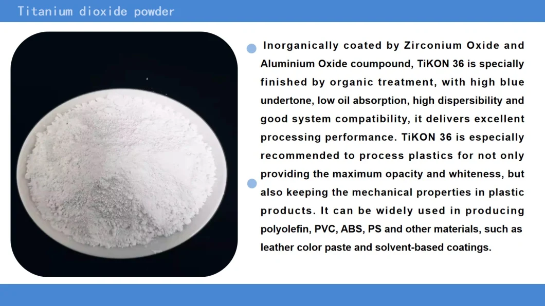 High Quality Food Grade Titanium Dioxide/Titanium Dioxide Rutile Grade TiO2 Plastic Additives